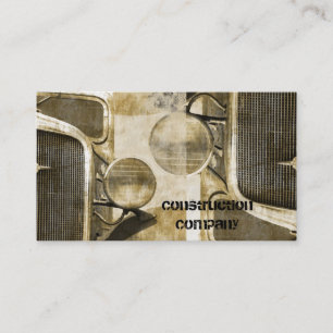 Tarjeta De Visita Camión viejo apenado de la granja del país rúst