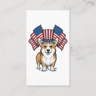 Tarjeta De Visita Camisa de diseño de grabado vintage de perro Corgi
