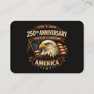 Tarjeta De Visita Camiseta 250 Aniversario EE. UU. 250 América