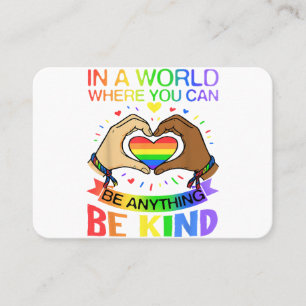 Tarjeta De Visita Camiseta de Conciencia de Igualdad Arcoíris Orgull