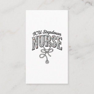 Tarjeta De Visita Camiseta de enfermera de cuidados intensivos con e