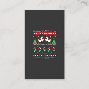 Tarjeta De Visita Camiseta de fiesta de suéter feo de Navidad de uni
