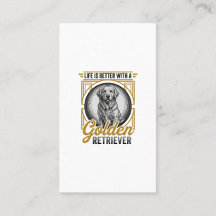 Tarjeta De Visita Camiseta de perro amante de grabado vintage Retrie