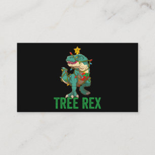 Tarjeta De Visita Camiseta de rex árbol como divertida árbol de dino