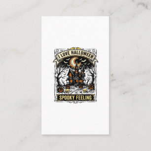Tarjeta De Visita Camiseta de sentimiento de Halloween Diseño de cas