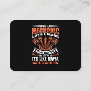 Tarjeta De Visita Camiseta Divertida de Craftsman Una Vez Un Mecánic