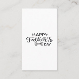 Tarjeta De Visita Camiseta feliz día del padre con corbata elegante