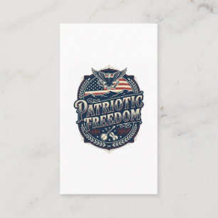 Tarjeta De Visita Camiseta gráfica vectorial de la herencia patrióti