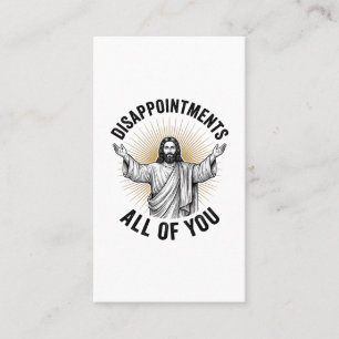 Tarjeta De Visita Camiseta Religiosa Vintage De Desilusiones Para To