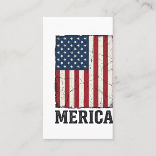 Tarjeta De Visita Camiseta vectorial patriótica de la bandera de Mer