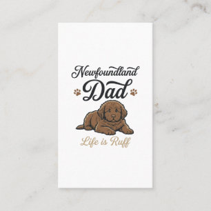 Tarjeta De Visita Camiseta Vintage de Perro de la Vida del Papá de T