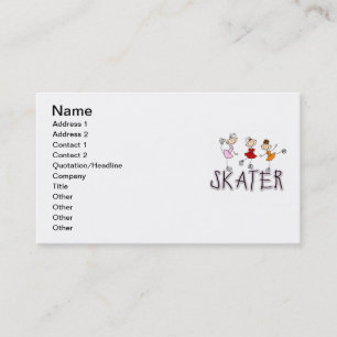 Tarjeta De Visita Camisetas y regalos para patinadores