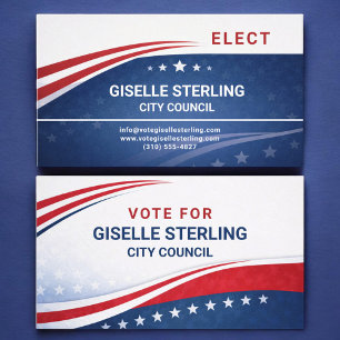 Tarjeta De Visita Campaña Electoral del Consejo Municipal Votante