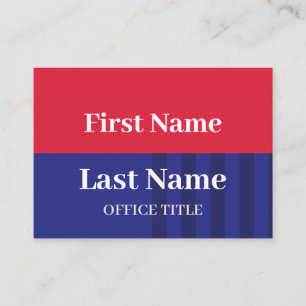 Tarjeta De Visita Campaña Electoral Política Personalizada