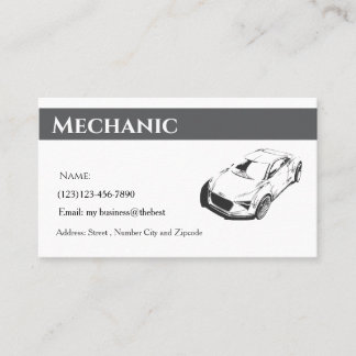 Tarjeta De Visita camping services editable card