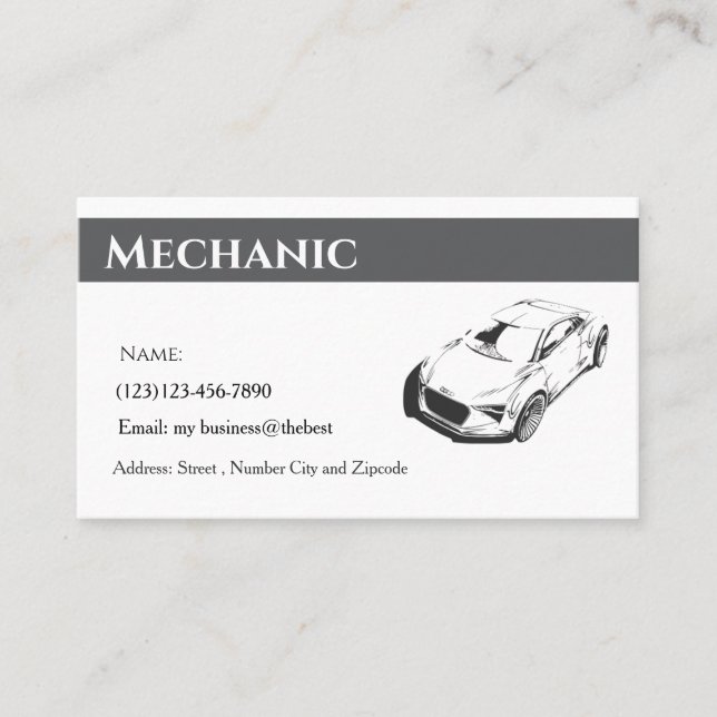 Tarjeta De Visita camping services editable card (Anverso)