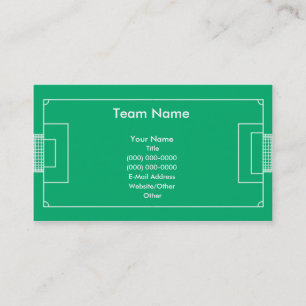 Tarjeta De Visita Campo de fútbol
