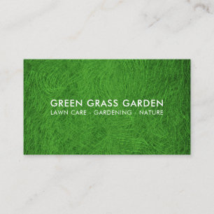 Tarjeta De Visita Campo de fútbol de hierba de jardín de jardín