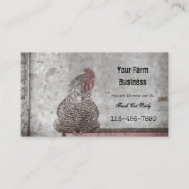 Tarjeta De Visita Campo de textura antigua de la granja de cosecha d