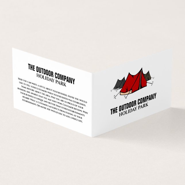 Tarjeta De Visita Campsite, Holiday Park Detallado (Exterior)