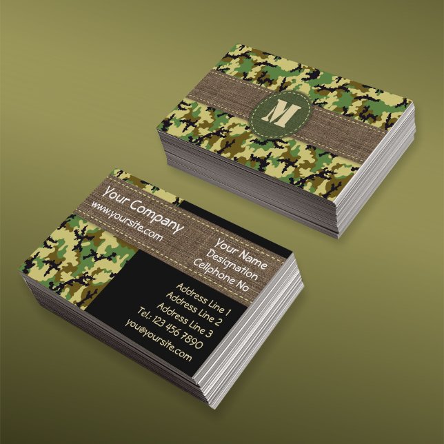 Tarjeta De Visita Camuflaje de Woodland (Subido por el creador)