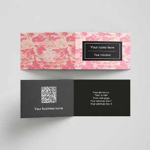 Tarjeta De Visita Camuflaje Rosa, Camuflaje, Militar, Ejército