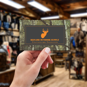 Tarjeta De Visita Camuflaje + venta al aire libre para Naranjas