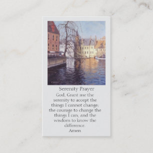 Tarjeta De Visita Canal de Brujas Blues Naranjas Purpuras Simpatía O