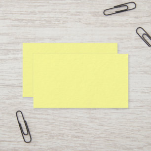 Tarjeta de visita Canary Yellow Premium