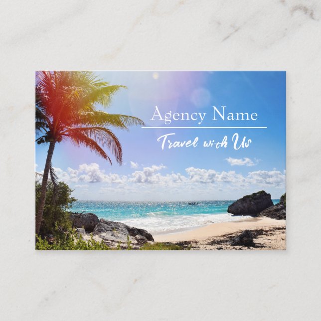 Tarjeta De Visita Cancún México (Anverso)