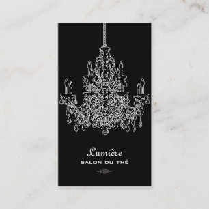 Tarjeta De Visita Candil/PixDezines negro+blanco fondo de bricolaje