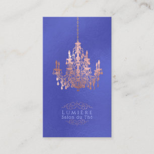 Tarjeta De Visita Candilara Falso Rose Gold de PixDezines/DIY Bckgro