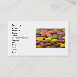 Tarjeta De Visita Candy Business Card