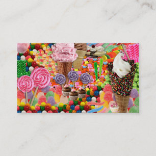 Tarjeta De Visita Candy Business Card Pink