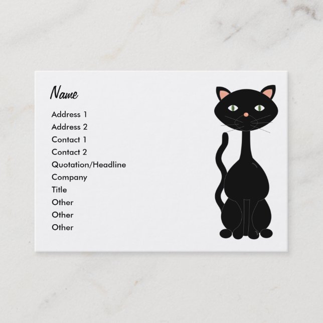 Tarjeta De Visita Candy Kitty 2 (Anverso)