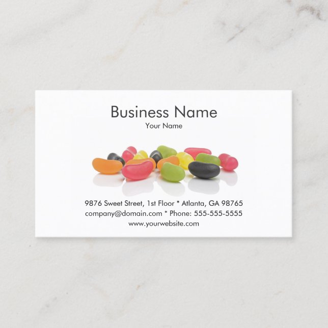 Tarjeta De Visita Candy Shop Business Card (Anverso)