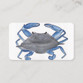 Tarjeta De Visita Cangrejo azul