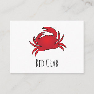 Tarjeta De Visita Cangrejo Rojo