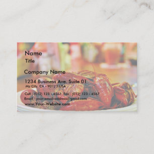 Tarjeta De Visita Cangrejos en la casa de la ostra de la cumbre