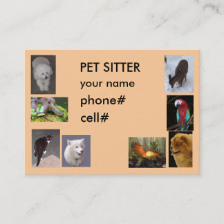 TARJETA DE VISITA CANGURO DEL MASCOTA