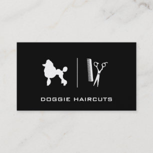 Tarjeta De Visita Caniche   Grooming (ejecutivo)