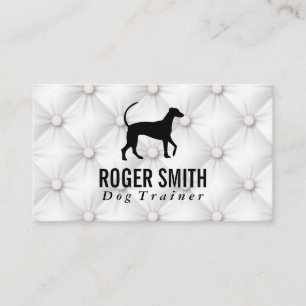 Tarjeta De Visita Canina   Entrenamiento de perros   Fondo Upholsed