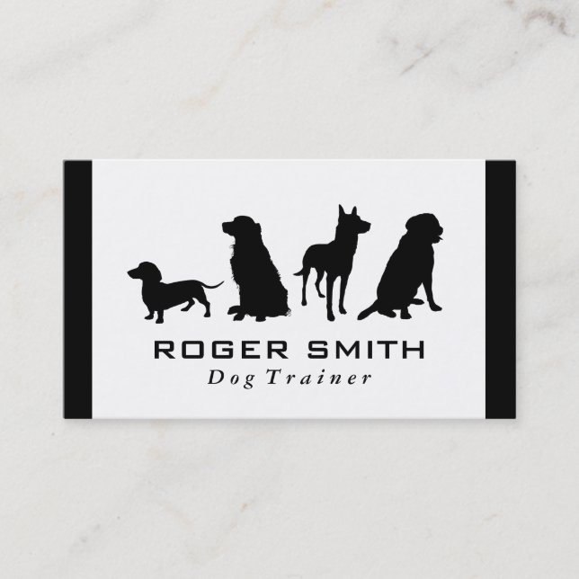 Tarjeta De Visita Canine Pack | Formación de perros (Anverso)