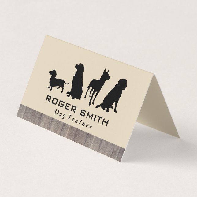 Tarjeta De Visita Canine Pack | Formación de perros (Anverso)