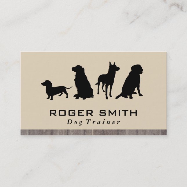 Tarjeta De Visita Canine Pack | Formación de perros (Anverso)