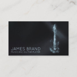Tarjeta De Visita Cantante de guitarra musical