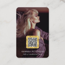 Tarjeta De Visita Cantante de performance de artistas modelo Photos 