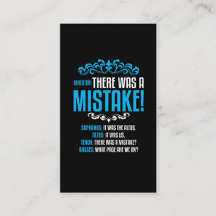 Tarjeta De Visita Cantante musical Director Soprano Alto T