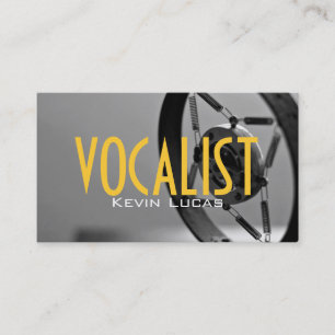 Tarjeta De Visita Cantante, Vocalista, Solista, Entretenimiento en V