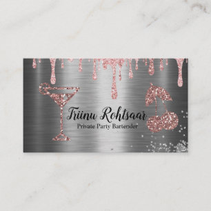 Tarjeta De Visita Cantinero para fiestas privadas